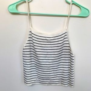 Brandy Melville Knit Striped Top